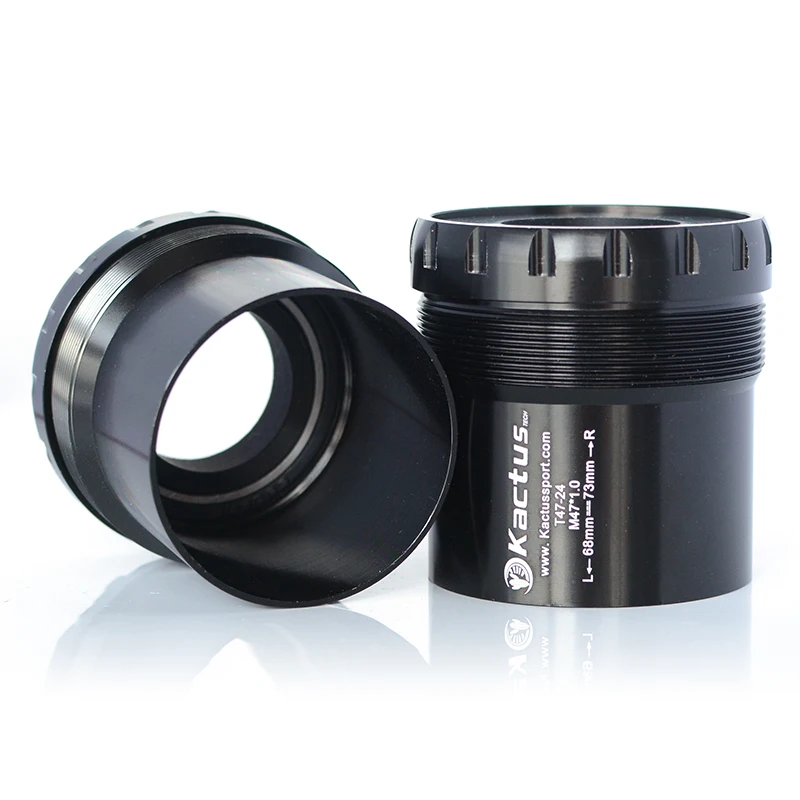 Carcasa de cerámica para pedalier, ancho 68/73mm, T47-24/30mm/DUB, todos los modelos, roscada, compatible con sistemas de bielas Shimano/SRAM/SRAM-DUB.