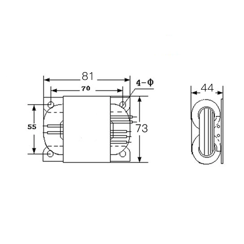 Transformador TOFI-30VA R-Core 14+240VAC