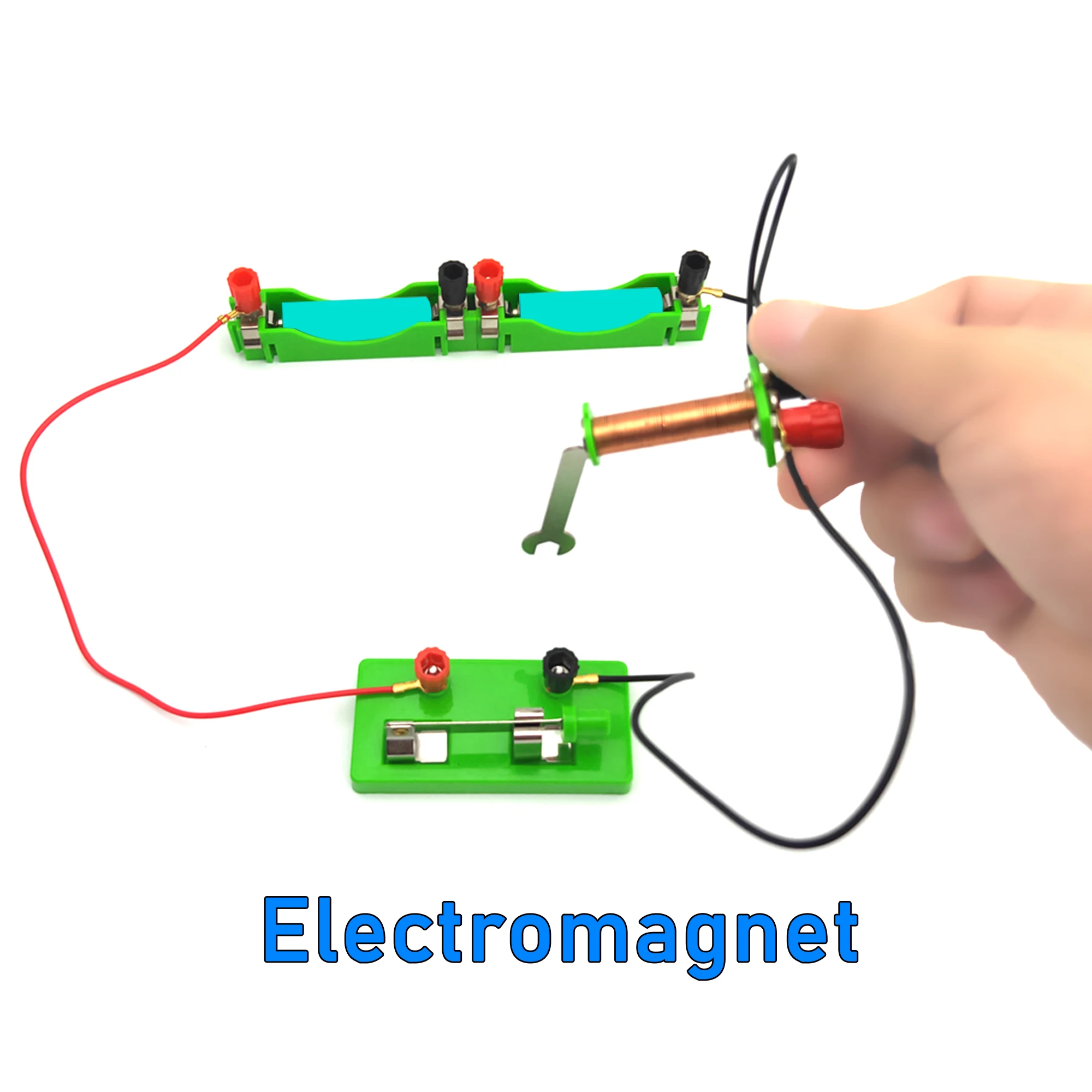 Kits educativos de circuito eléctrico para estudiantes, laboratorio escolar, aprendizaje de física, experimentos electromagnéticos, material didáctico, juguetes científicos