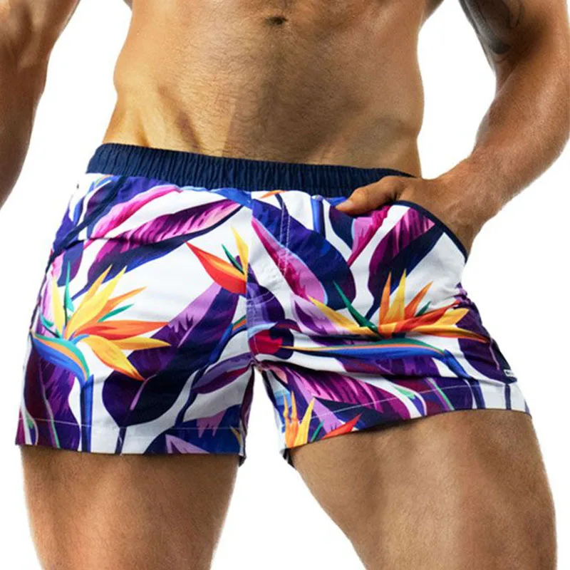 Nuevos pantalones cortos para correr, traje de baño para hombre, bañador para hombre 2021, bañador corto de secado rápido, calzoncillos de baño sexys para hombre, pantalones cortos de playa