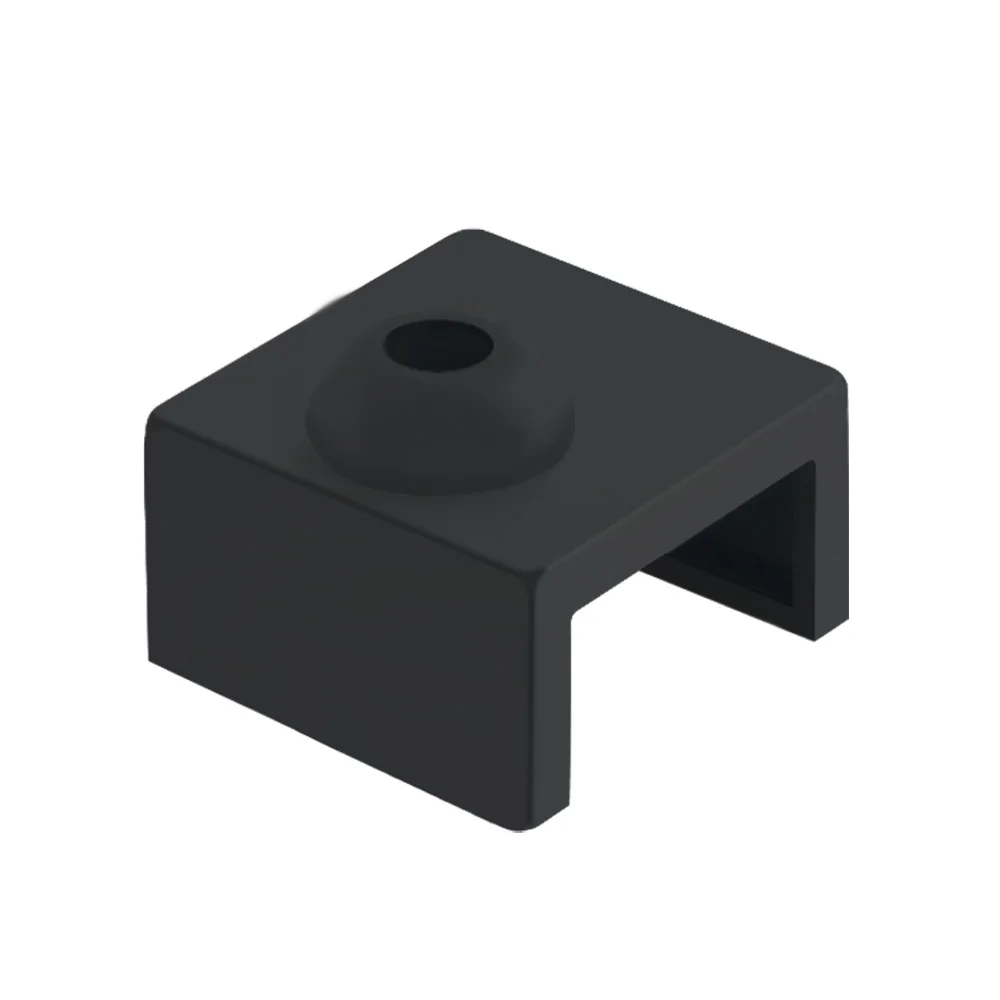 Calcetín de silicona para impresora compatible con MK7 MK8 MK10, cubierta de bloque calentador extrusora Hotend de aluminio con cabezal en J para CR-10 Ender3