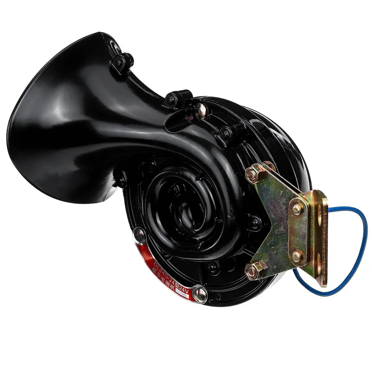 Bocina eléctrica de Caracol de aire para coche, bocina de toro de 300DB, 12V, 24V, sonido intenso, estilo de coche fuerte para vehículo, motocicleta, camión, barco