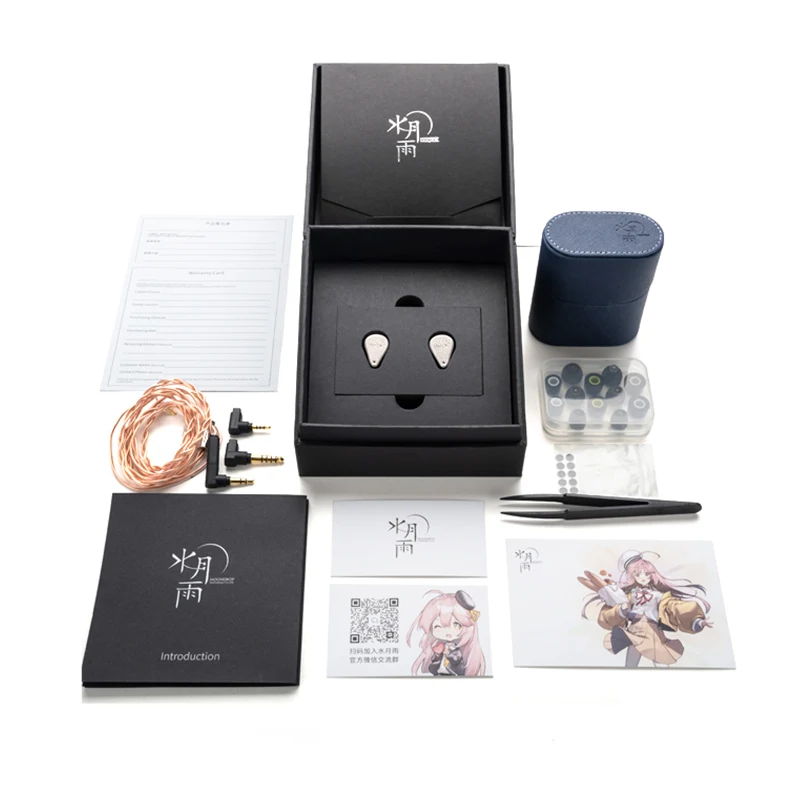 MOONDROP-auriculares Tribrid IEM con Cable desmontable, 2EST, 2BA, DD, variaciones