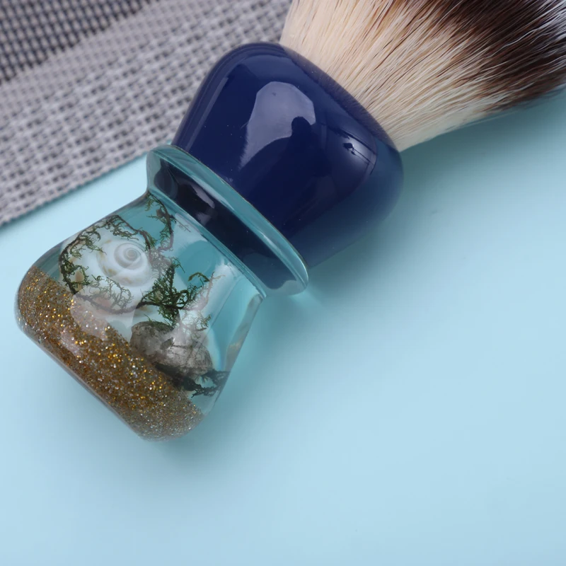 YAQI Atlantis-brocha de afeitar de pelo sintético para hombre, 24mm