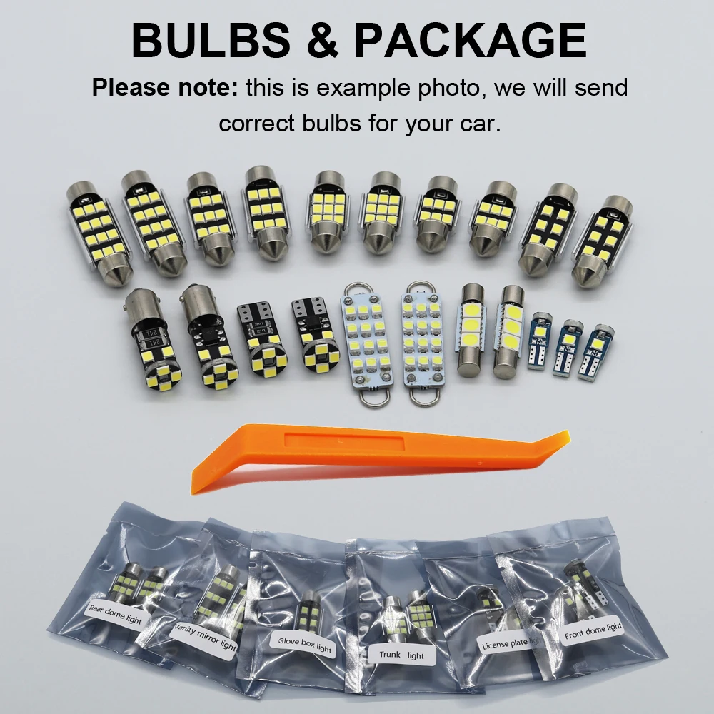 Kit de bombillas LED para Interior, 15 Uds., para Volkswagen VW Tiguan 5N 2009 2010 2011 2012 2013 2014 2015, lámpara de mapa de coche, Canbus sin errores