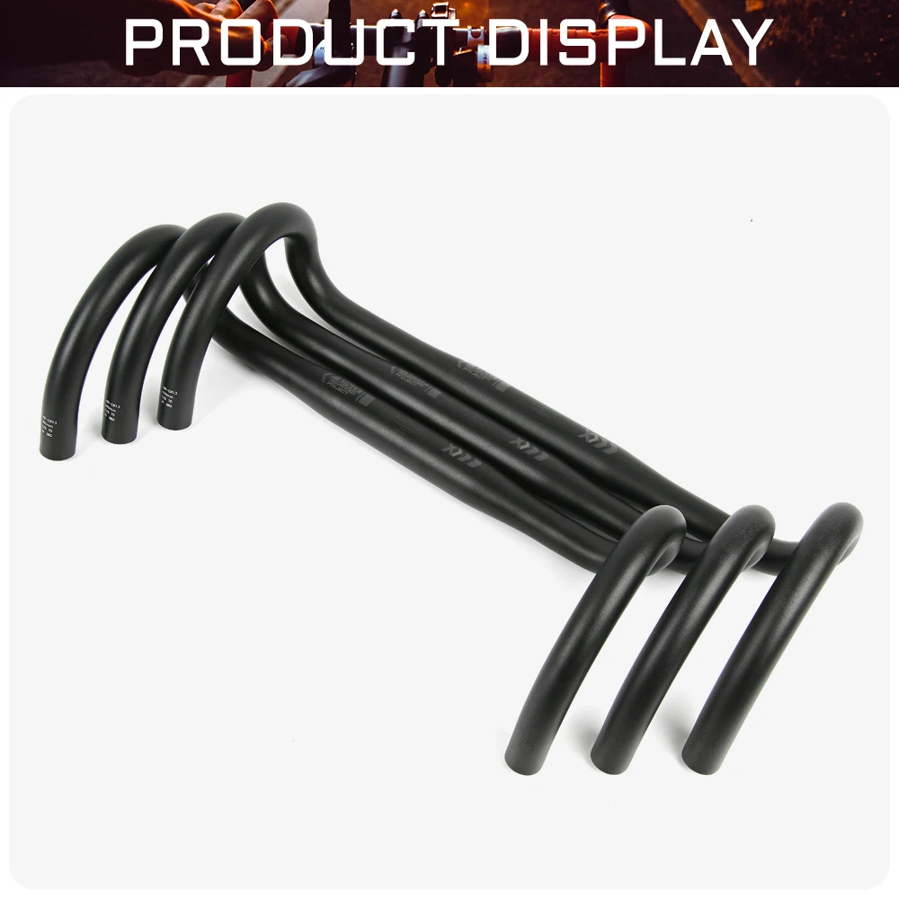 UNO-Manillar curvo de aluminio ultraligero para bicicleta de carreras, 7050x31,8/380/400/420mm, barra de caída, 440