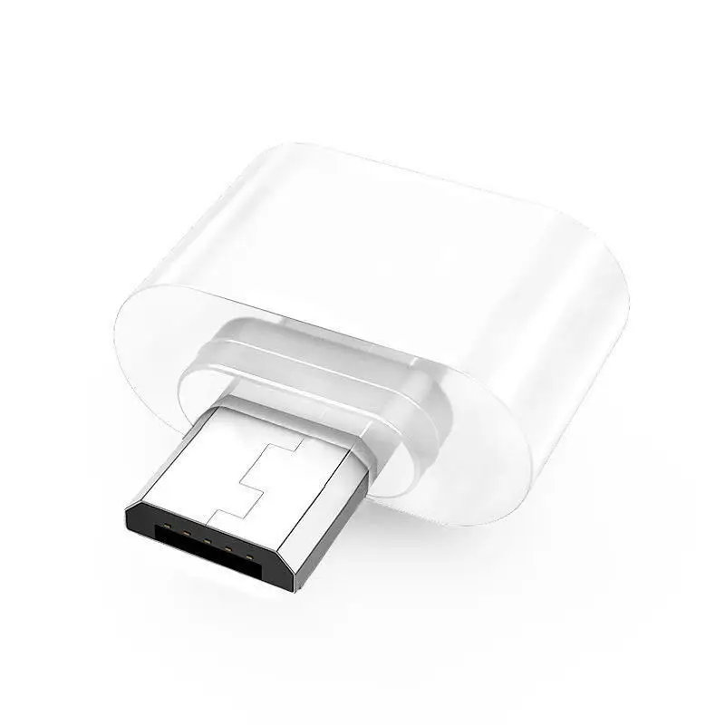 Convertidor Micro USB a USB para tableta, adaptador Micro hembra para PC, Android, Usb 2,0, Mini Cable OTG