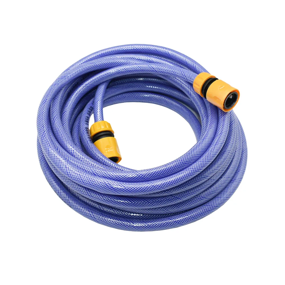 Manguera de riego para jardín, tubo de riego de PVC para lavado de coches, plantas, aspersor de flores, riego de invernadero, 1/2 pulgadas, 3m-15m