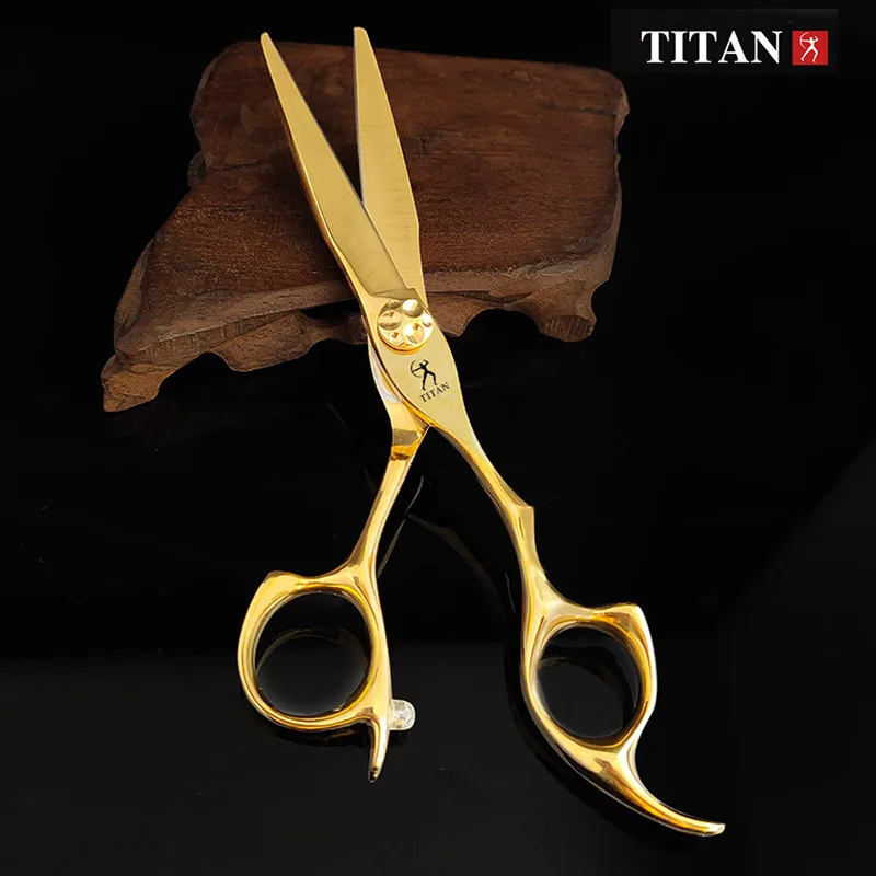 Tijeras de Peluquería TITAN, Tijeras de Barbería Profesionales, Tijeras de Corte para Salón de Belleza, Herramienta de Acero Inoxidable