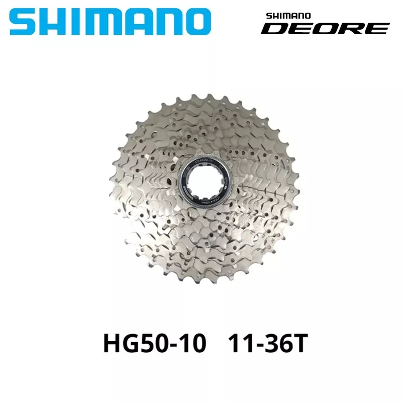 Shimano Deore-Cassette para bicicleta de montaña, 10 velocidades, M6000, M4100, HG50, CS-M4100, 10S, 10V, SLX XT, rueda libre HG500 para bicicleta de carretera