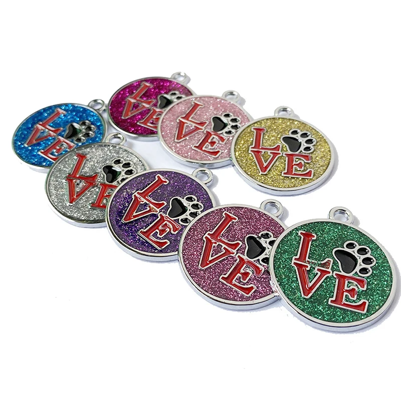 Etiquetas de identificación para perros y gatos, accesorios de decoración, etiquetas de identificación para perros, collares, etiqueta de gato de acero inoxidable, etiqueta personalizada, grabado gratis