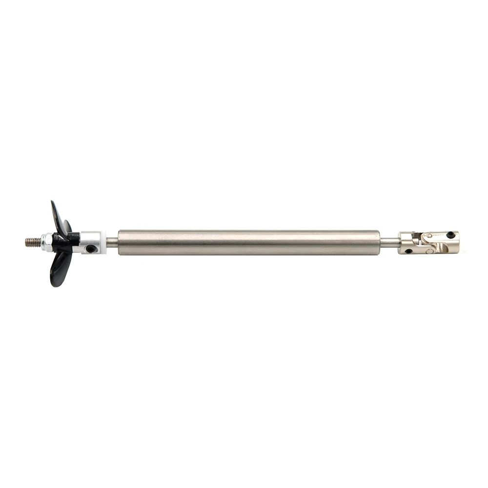 Eje de barco Rc de 4mm, eje de transmisión de acero inoxidable, tres cuchillas, junta de tornillo, manguito de eje de acero inoxidable