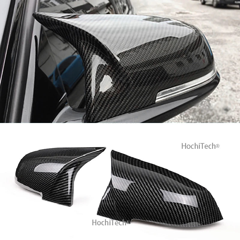 Para BMW Serie 1 F20 F21 116i 118i 120i 125i 130i Hatchback 2012-16 cubierta de espejo retrovisor lateral accesorios de patrón de fibra de carbono