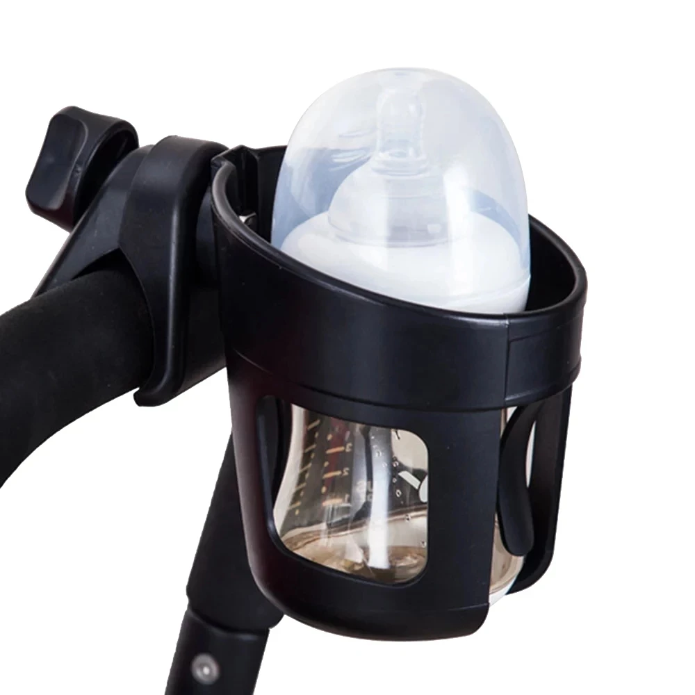 Portavasos para cochecito, soporte para teléfono, soporte para botella de leche para salida, diseño antideslizante, accesorios universales para cochecito de bebé