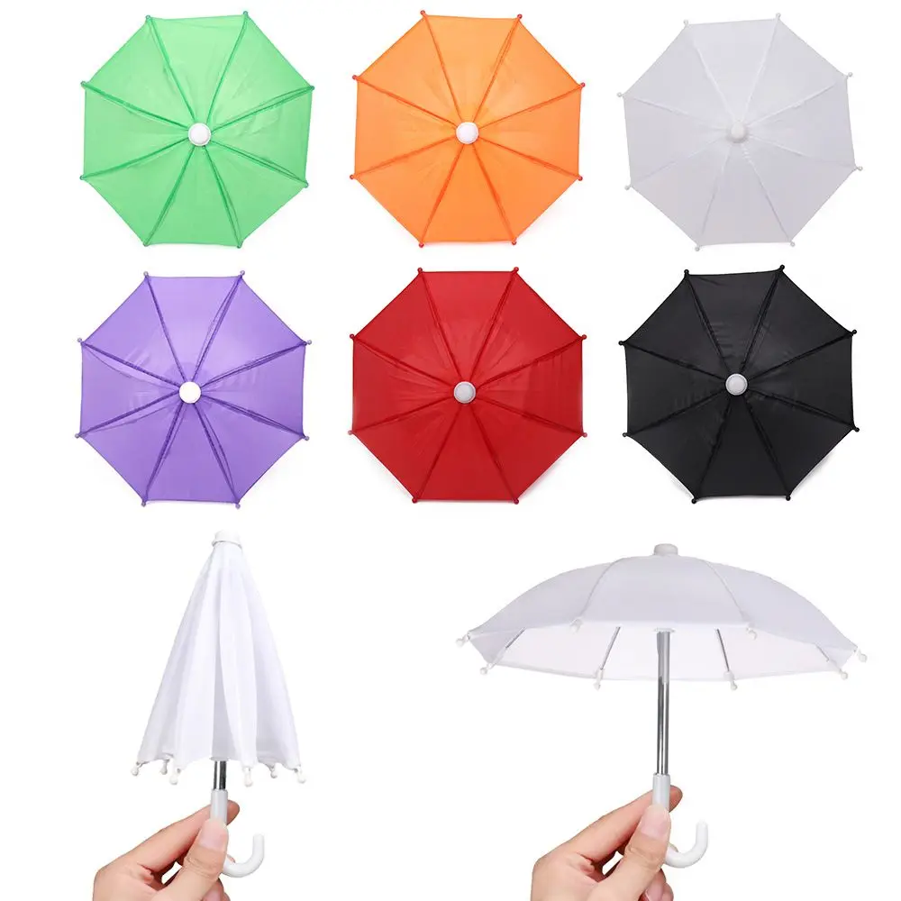 Mini paraguas de juguete para niños, sombrilla de lluvia, accesorios para muñecas, regalo de cumpleaños, adorno de muñeca para niños, nuevo, 1 pieza