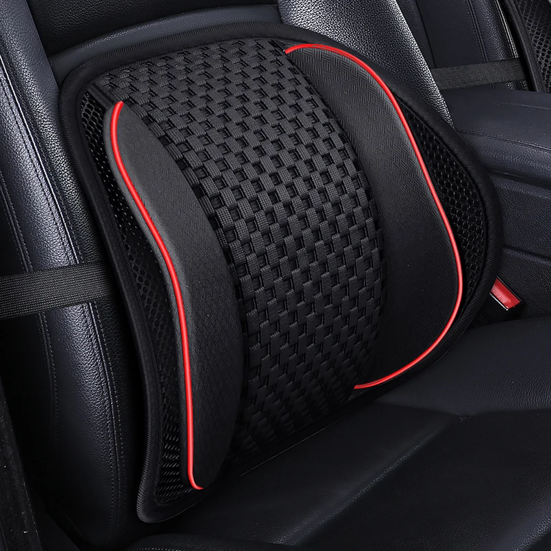 Soporte Lumbar Universal para silla de masaje, cojín de cintura de malla, cojín de ventilación para coche, oficina y hogar