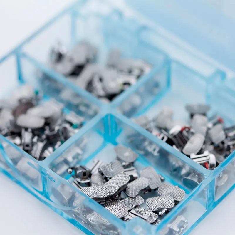 80 unids/caja tubo bucal Dental 1er molar Bondable Convertible tubo bucal único MBT Roth Edgewise 0,022/0,018
