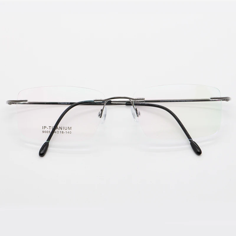 BCLEAR, montura de gafas graduadas sin montura para hombres, montura de gafas ópticas para miopía, gafas coreanas de gama alta de marca lujosa transparente para hombres
