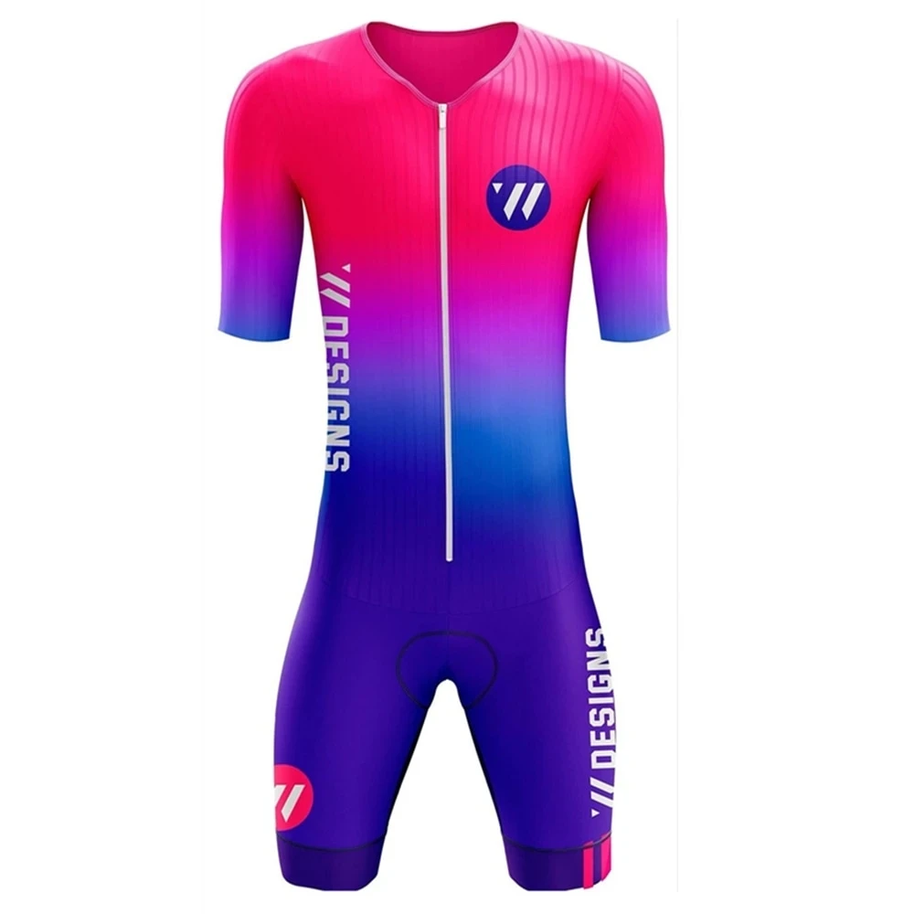 Traje de triatlón de manga Elite para hombre, traje de triciclo de manga corta, traje de velocidad, traje de baño, bicicleta, correr, Ciclismo, mono de Maillot, talla 2XS-4XL