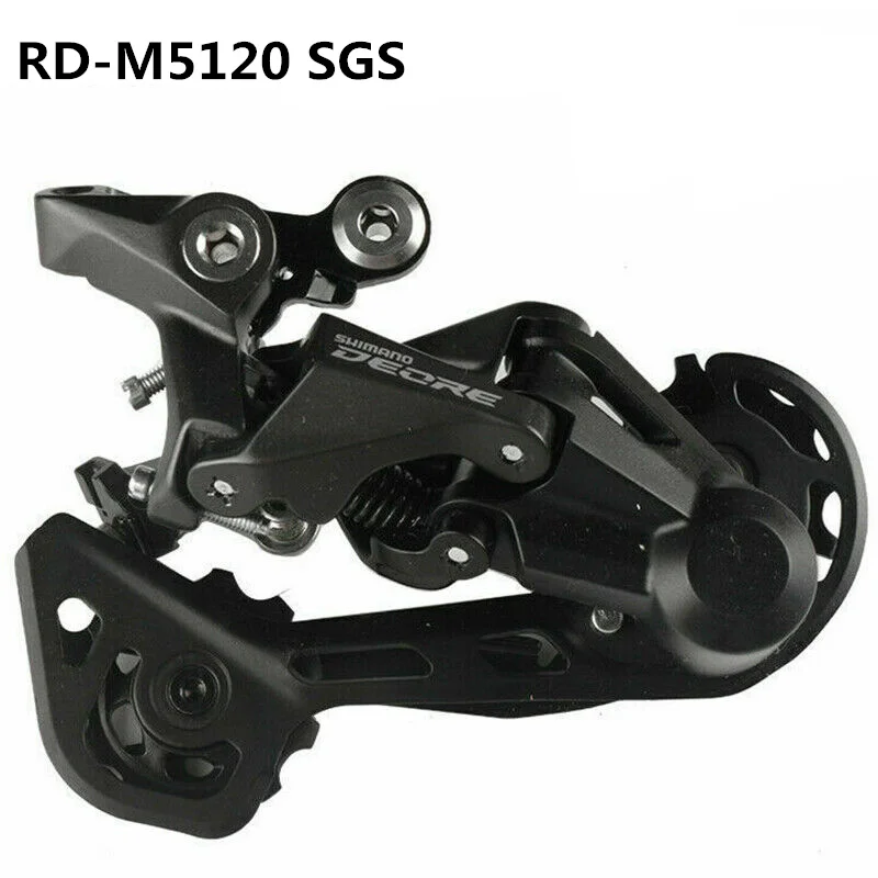 Shimano Deore M5100 M5120 SGS desviador trasero 11V sombra jaula larga 11 velocidades bicicleta de montaña desviador de bicicleta piezas originales de bicicleta