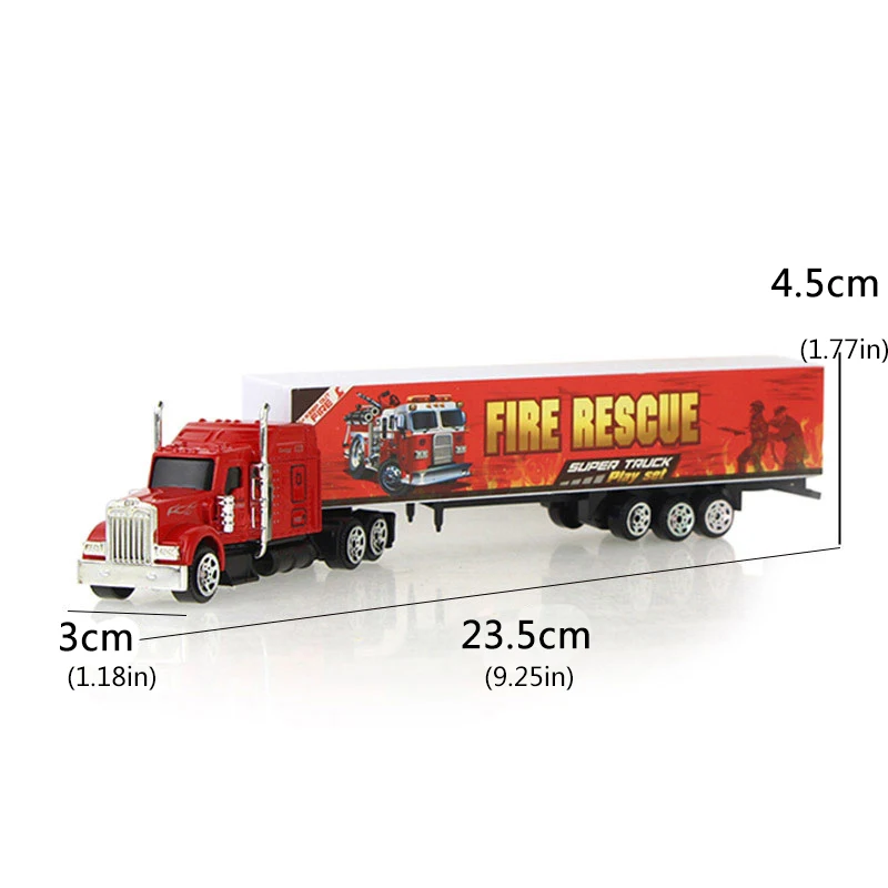 1 piezas de aleación de camión modelo Diecast coche de juguete contenedor de aceite tanque del camión Multi-color vehículos juguetes de regalo de cumpleaños para los niños