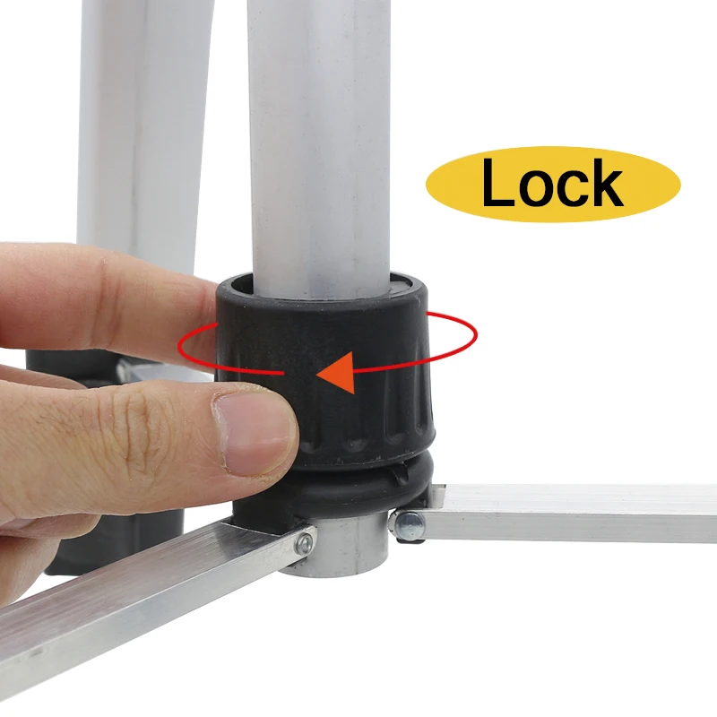 Trípode para nivel láser, altura ajustable de 1200mm, rosca de montaje de 5/8 pulgadas, soporte de trípode de aleación de acero, accesorios de nivel láser