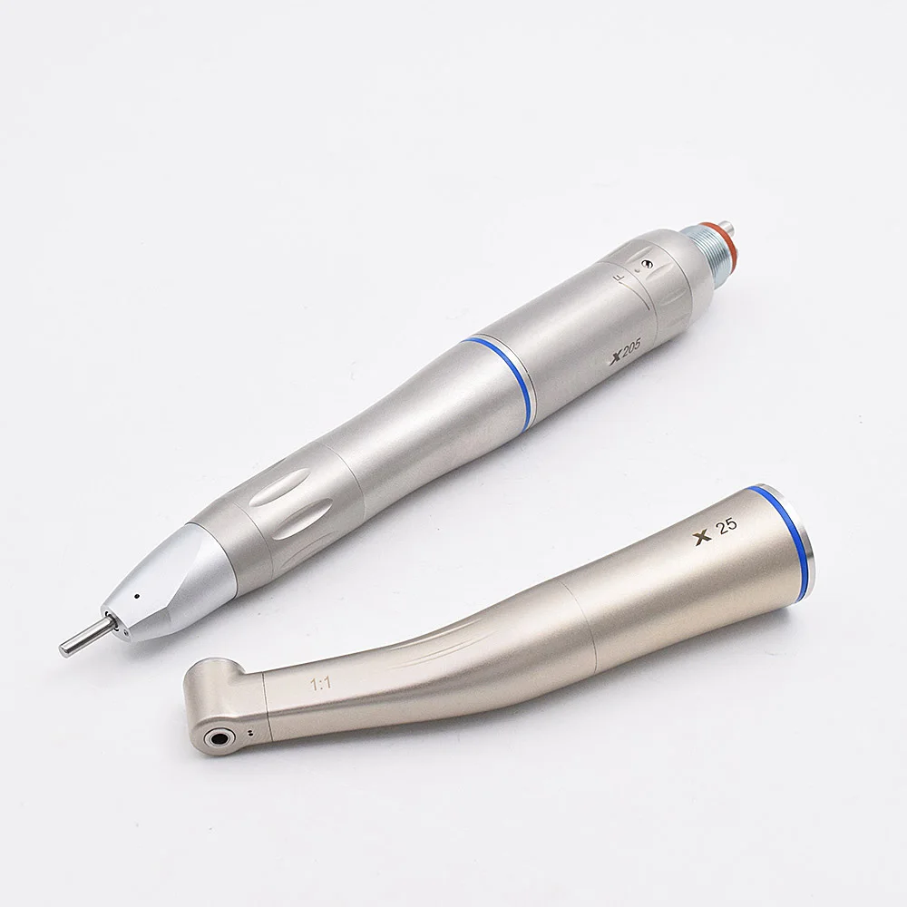 Pieza de mano Dental de baja velocidad, turbina de aire, pieza de mano de ángulo recto, pulverizador de agua interior/externo X65L / X65 / X-SG65L