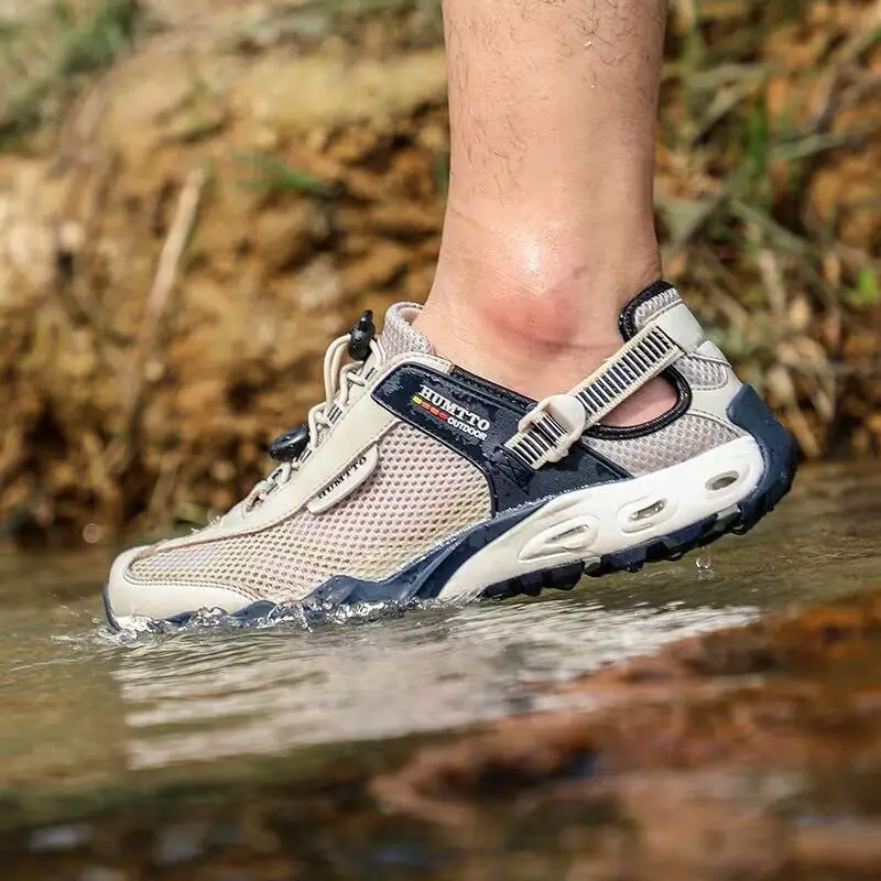 HUMTTO zapatos de senderismo para hombre y mujer, zapatillas de Trekking al aire libre, escalada, deporte, caminar, sandalias de playa de agua, Verano