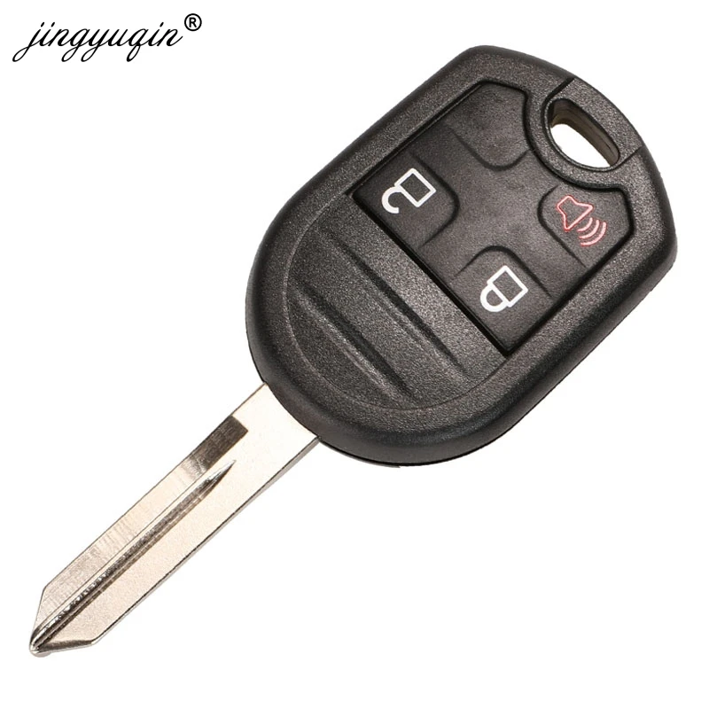 Carcasa de mando a distancia jingyuqin 10 Uds 3/4/5 botones para Ford Edge guarda de explorador Windstar Expedition Mustang para funda de mando a distancia Mazda