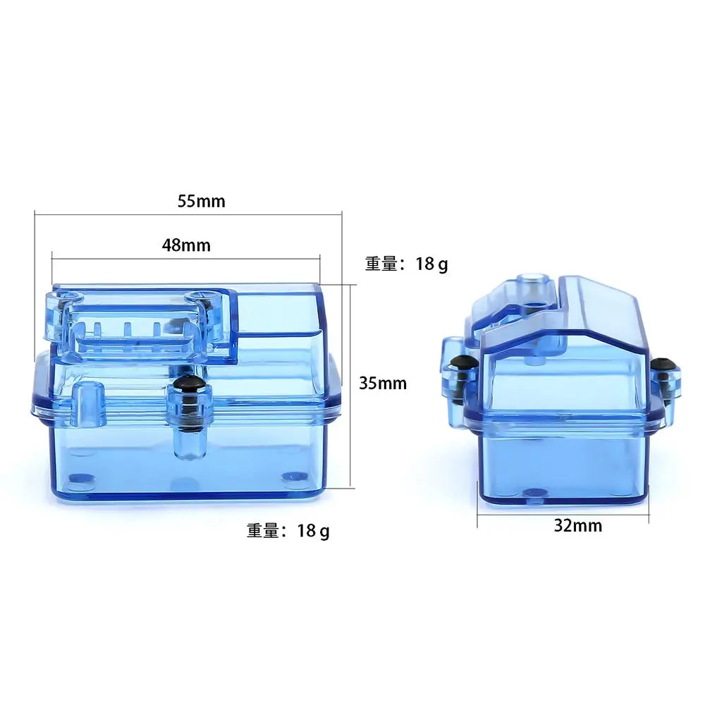 Caja receptora a prueba de agua para coche teledirigido, modelo de barco para Rc Crawler Axial Scx10 90046 Traxx Trx4 Yikong Hsp D90 D110