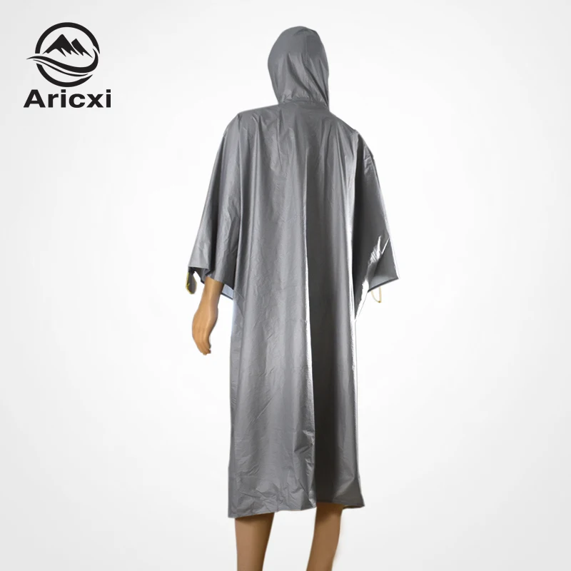 ARICXI-chubasquero ultraligero para senderismo y ciclismo, toldo para exteriores, Mini lona para acampar, refugio solar actualizado, revestimiento de silicona y plata 15D