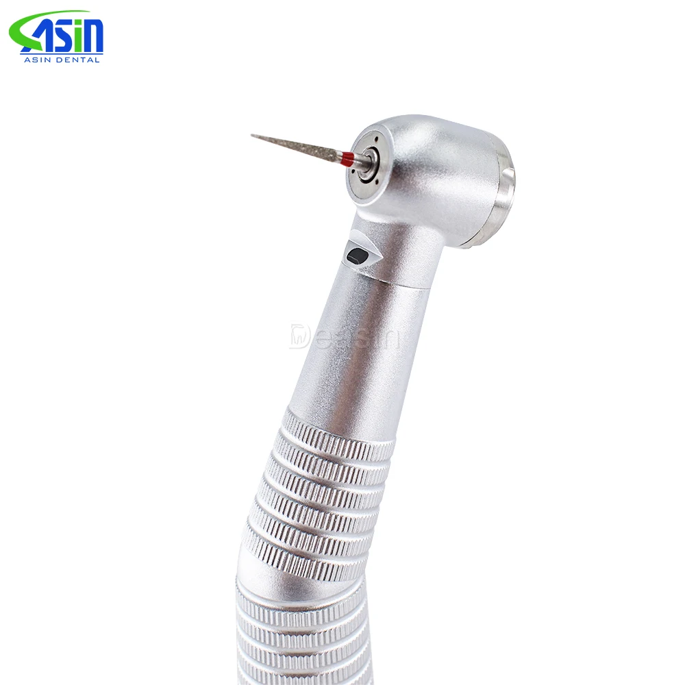 Pieza de mano de fibra óptica Dental, turbina de cabeza estándar LED, ajuste KV, acoplamiento rápido