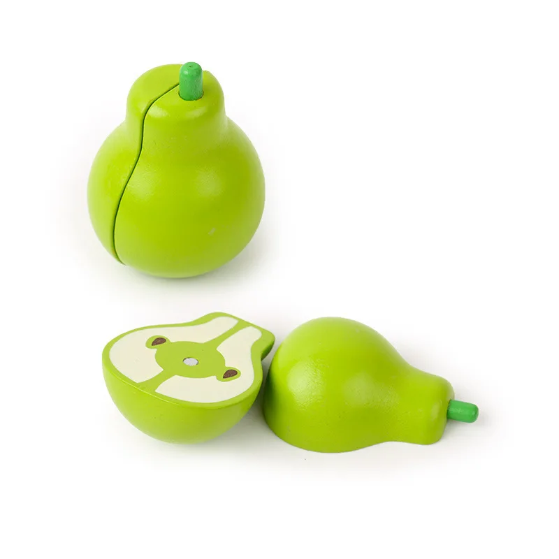Juguete de madera para cortar frutas y verduras, juego de simulación de comida, juego de rol de cocina, juguetes educativos para edades tempranas Montessori para niños
