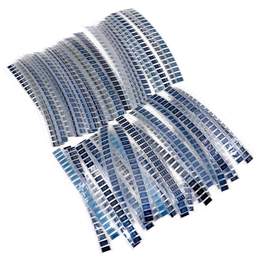 Kit surtido de resistencias de Chip SMD, 1460, 1W, 73 tipos x 20 unidades, 2512 unidades/lote