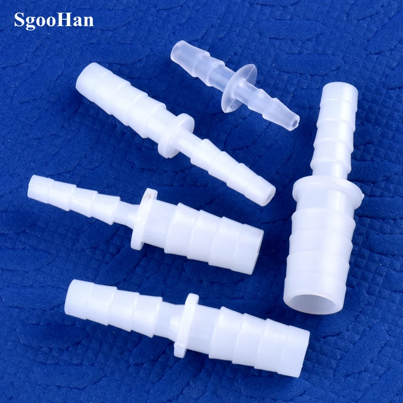5 ~ 200 Uds 4 ~ 12mm a 2,4 ~ 9mm PE plástico Pagoda reductor conector directo tanque de acuario adaptador de bomba de aire tubería de riego junta de manguera