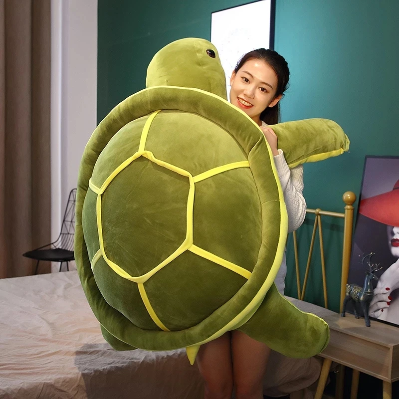 Juguete de peluche de tortuga Kawaii, muñecos de animales Kawaii, almohada de tortuga marina, regalos de cumpleaños para niños y niñas, recién llegado