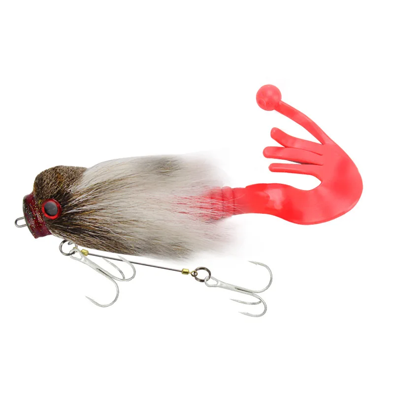 22 cm/85g Swimbait multiarticulado cebo Artificial duro señuelo de pesca de ratón cebo de pesca Artificial suave para pesca de lubina y Lucio