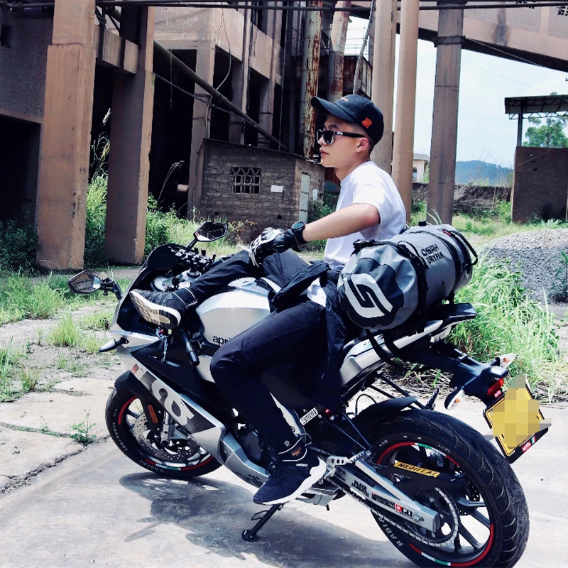 Bolsa trasera impermeable para motocicleta, bolsa seca de viaje OSAH DRYPAK Moto 40/60 litros, mochila para equipaje de motocicleta, bolsa para asiento de motocicleta