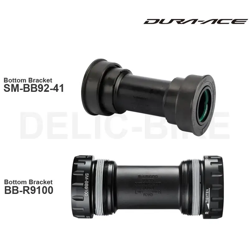 Shimano-prensa de DURA-ACE inferior Bracket-SM-BB92-41 R9100, piezas originales, ajuste de 86,5mm de ancho de carcasa y BB-R9100 roscado de 68/70mm