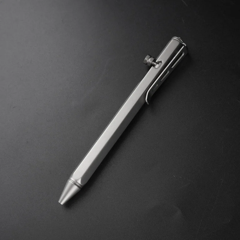 EDC-Bolígrafo de aleación de titanio, herramienta EDC portátil, multifuncional, colección de escritura, para exteriores