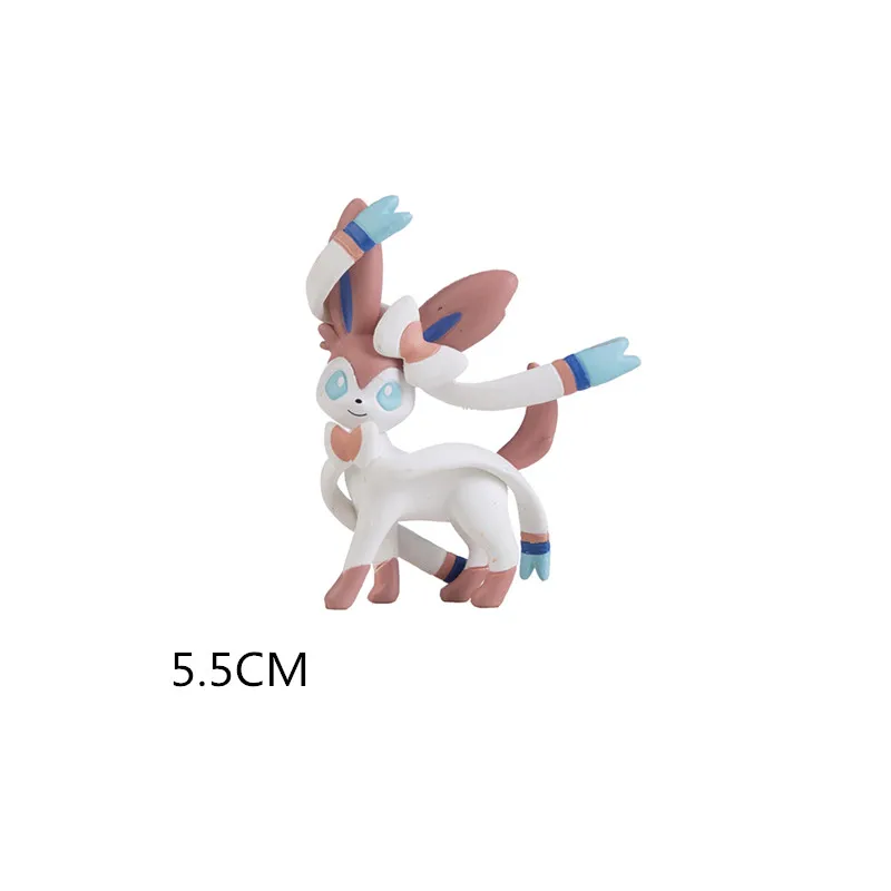 Nuevo 3-8CM Pokemon dibujos animados calientes película Anime figura Pikachu Vulpix Eevee Venusaur colección mascota acción modelo juguetes regalos