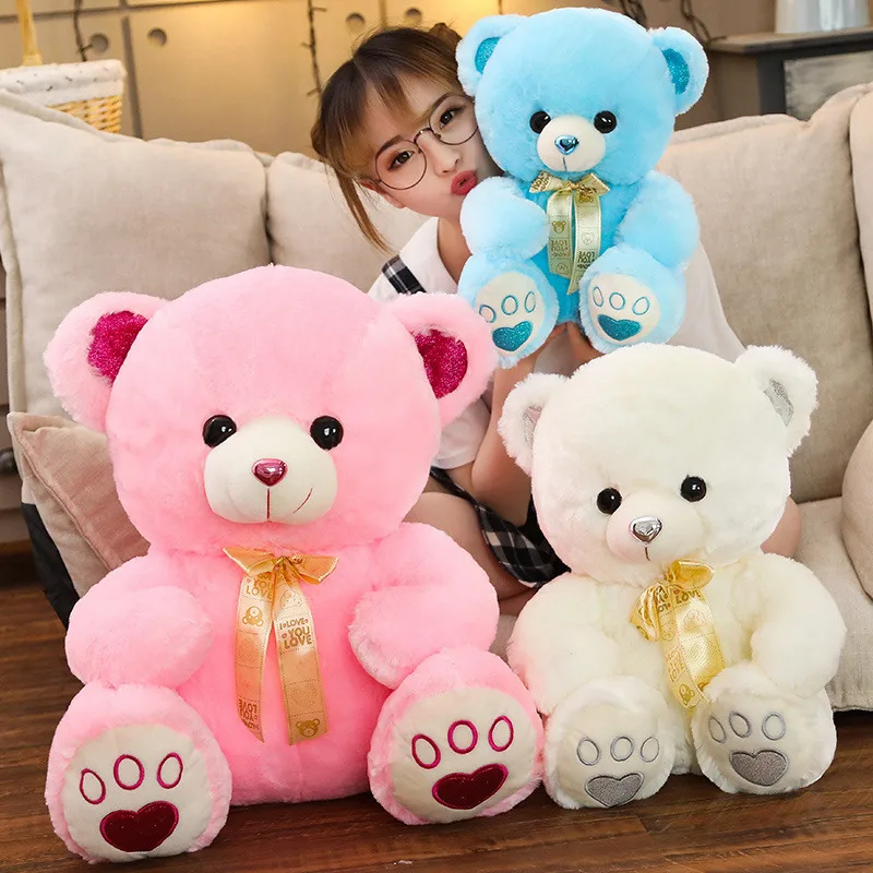 Nuevo Huggale juguete de alta calidad lindo oso de peluche de dibujos animados juguetes de peluche animales de peluche oso muñeca regalo de cumpleaños para niños
