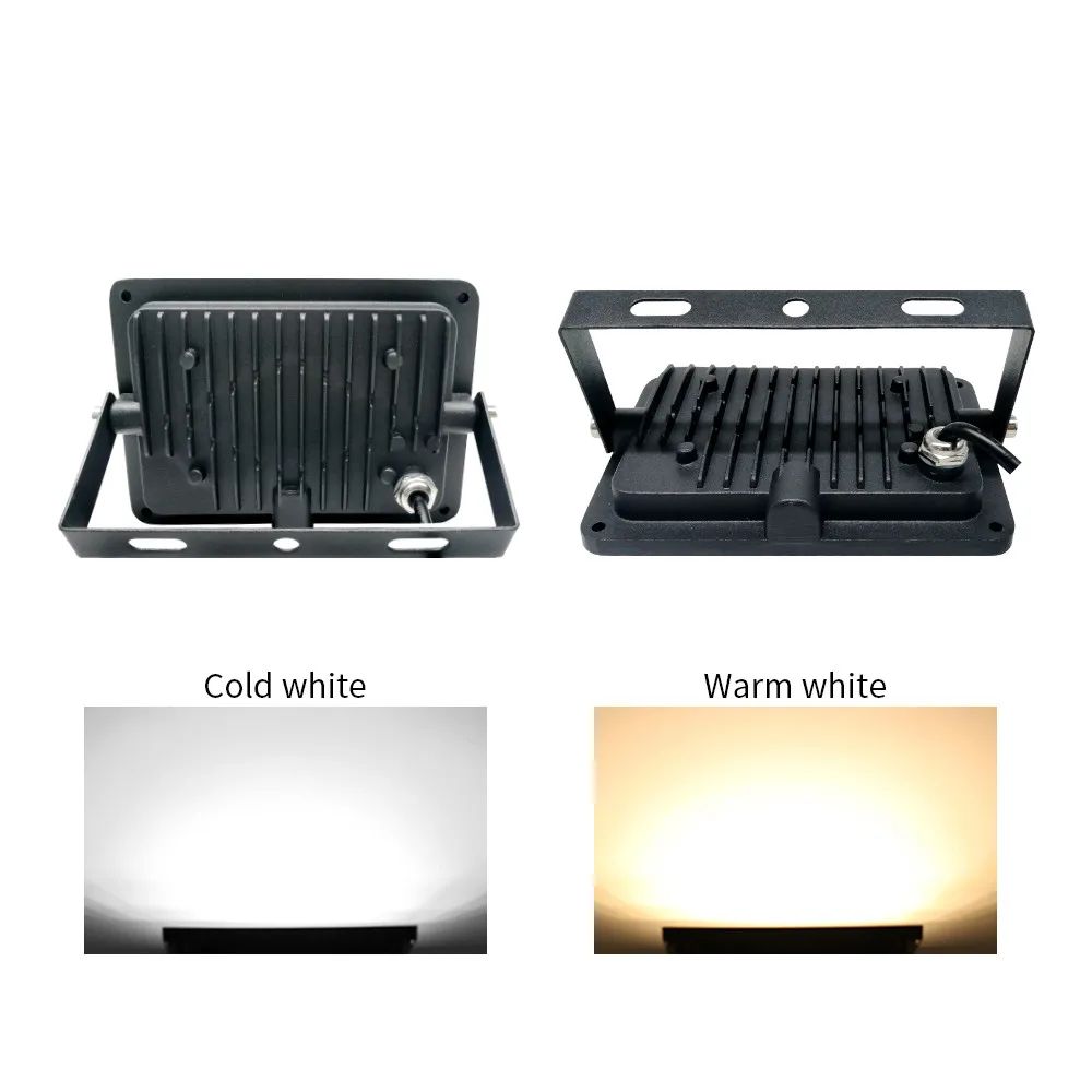 Reflector LED 300W 200W 100W 50W AC 220V lámpara de proyector IP67 Reflector foco led exterior iluminación exterior foco luz de inundación