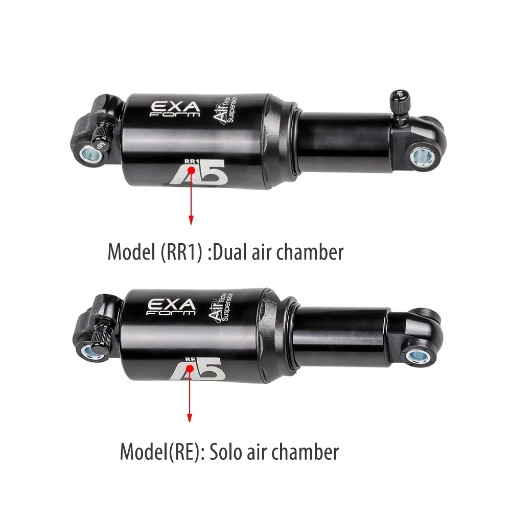Kind-amortiguador trasero KS A5 RR1/RE para bicicleta de montaña, suspensión de aire Dual, 125, 150, 165, 190mm, EXA Form