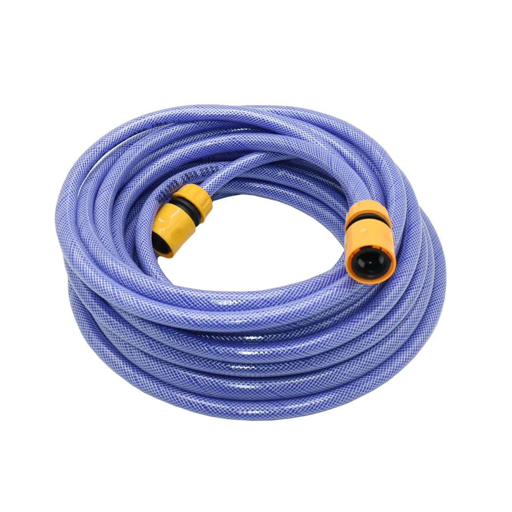 Manguera de riego para jardín, tubo de riego de PVC para lavado de coches, plantas, aspersor de flores, riego de invernadero, 1/2 pulgadas, 3m-15m