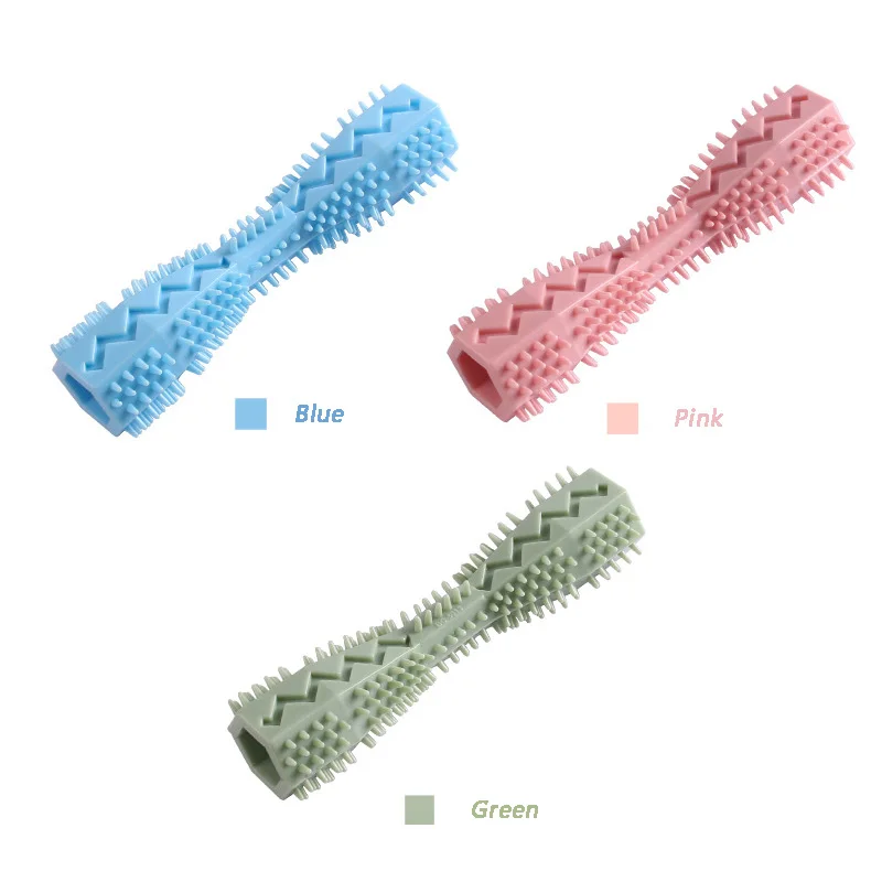 Cepillo de dientes para perros, juguete masticable duradero para perros, palo de goma suave para limpieza dental, masaje de encías, cepillo de dientes para mascotas, molar, suministros para mascotas.