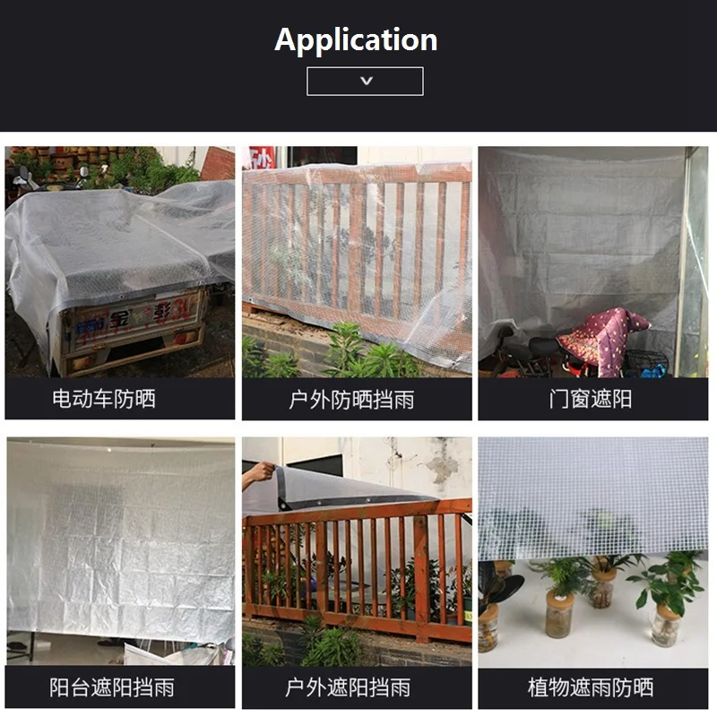 Lona impermeable de plástico PVC transparente para jardín, invernadero, protección solar a prueba de viento, refugio contra la lluvia, calidad verde, 0,32mm de grosor