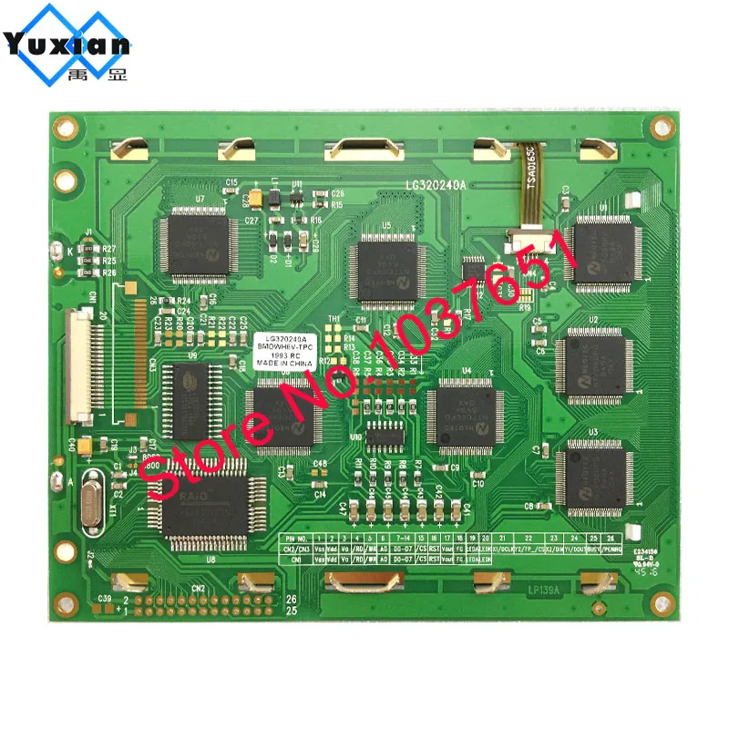 Panel de pantalla Lcd de 320x240, Panel táctil azul o blanco FSTN, LG320240A, en lugar de WG320240C0-TMI-TZ, # HG32024014, RA8835