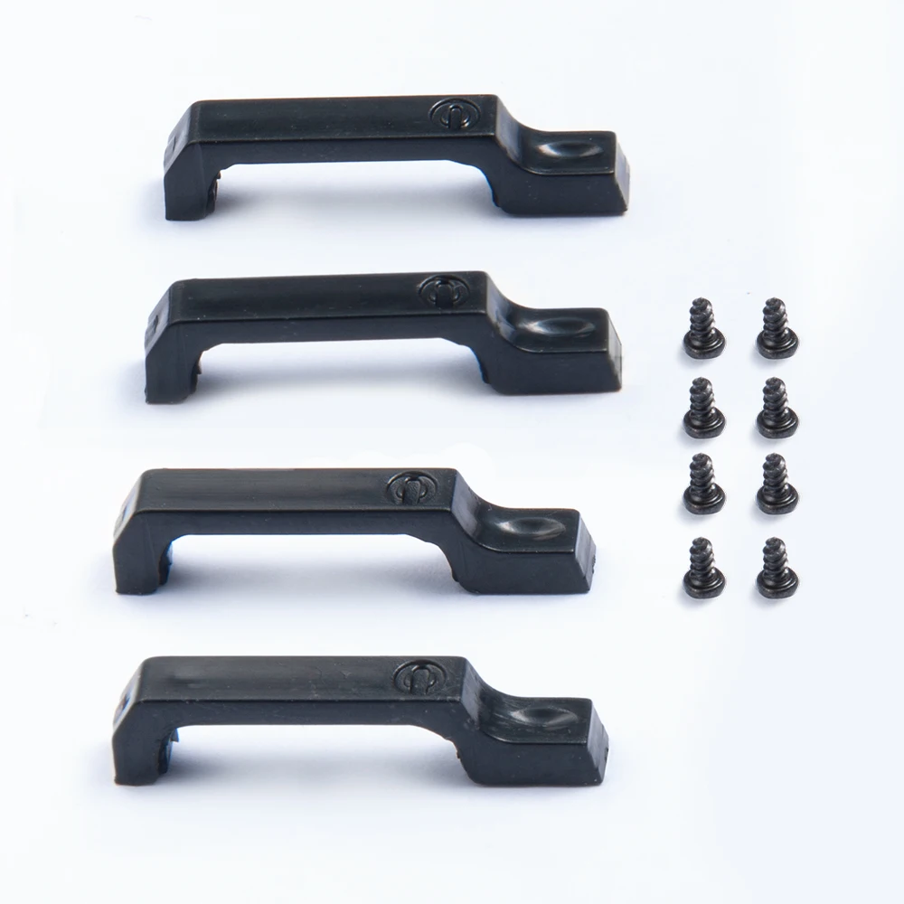 AXSPEED-manijas de puerta para coche teledirigido, cubierta de luz de rejilla para 1/10 RC Crawler T4 TRX TRX4 Defender D90, piezas