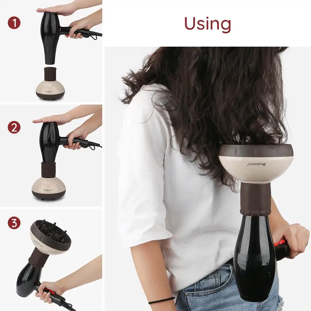 Segbeauty-difusor mejorado para secador de estilo de cabello, accesorio ondulado y rizado, sin Frizz, para salón